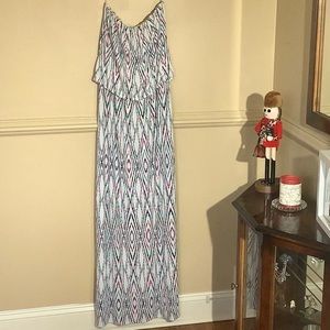Leila Maxi Strapless Dress